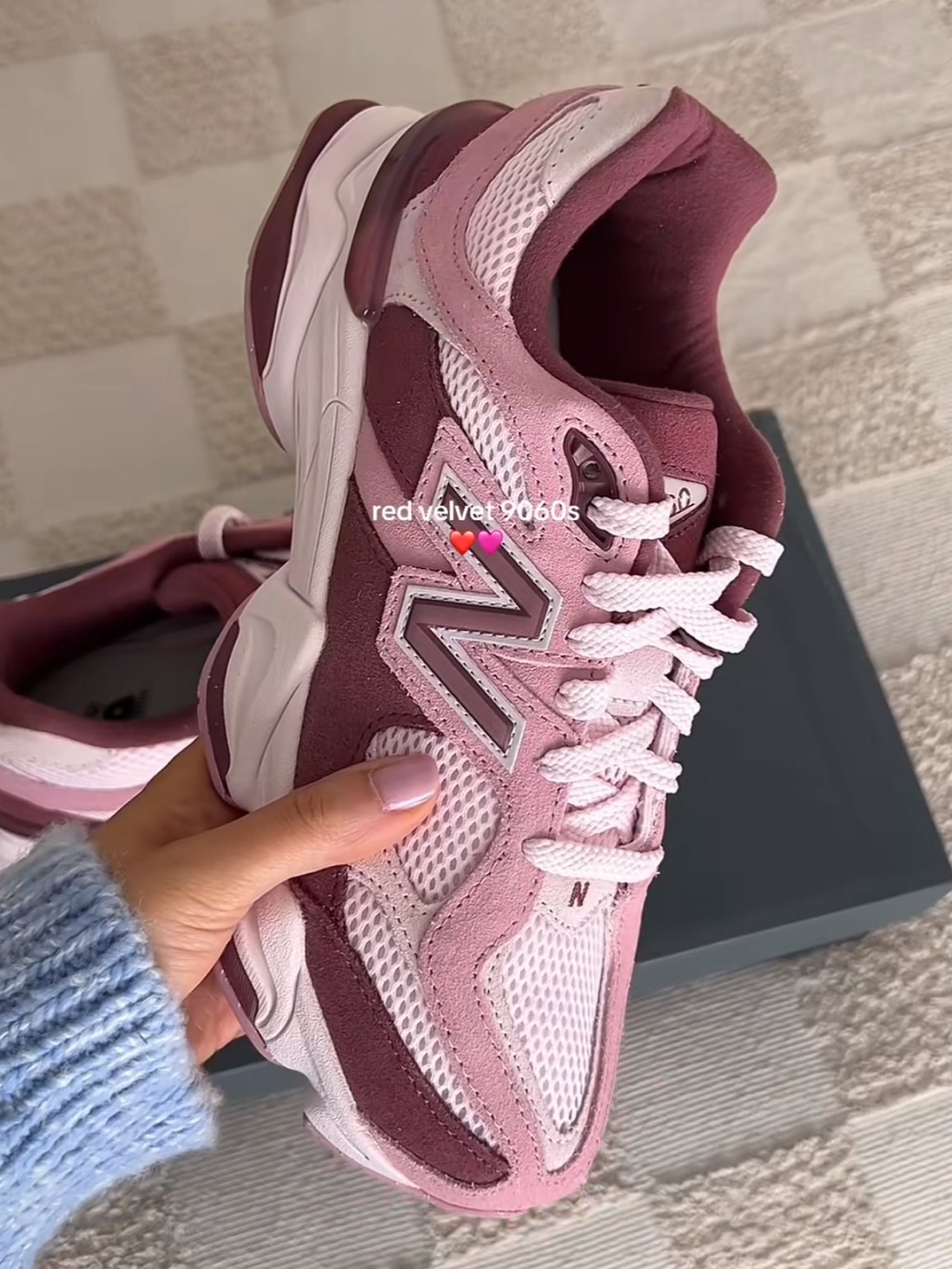 New Balance Women's Pink & Mauve Mesh Suede Sneakers - Picture 6 of 7